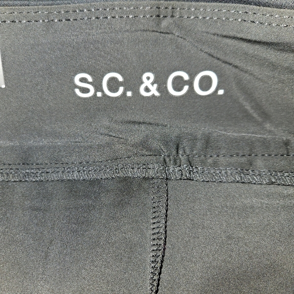 NEW! Classic Black Skirt Skort Women Size Large NWT 5 Pocket Denim Jean SC & Co - Picture 8 of 12